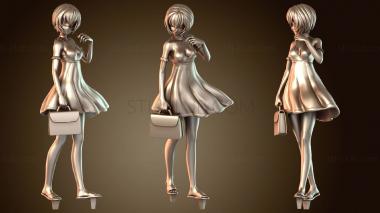 3D модель Летнее платье Аски и Рей Ева (STL)