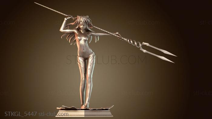 Статуэтки девушки Аска Евангелион