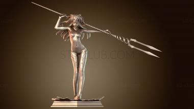 3D модель Аска Евангелион (STL)