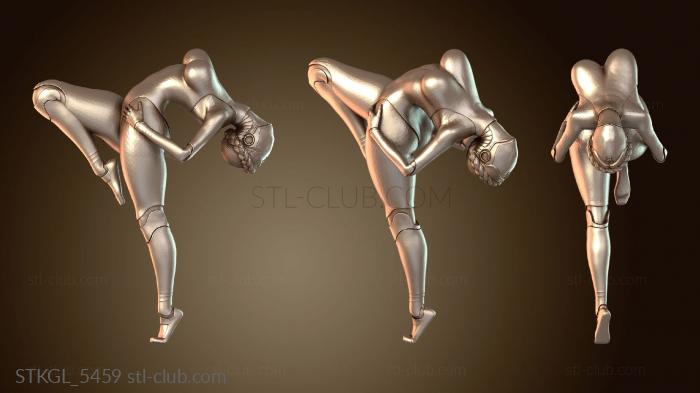 Статуэтки девушки Атомное Сердце Фигурка Близнецов