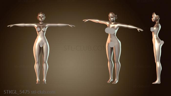 Статуэтки девушки Краска для лица Azula Blend Shapes