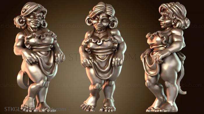 Статуэтки девушки Bae Victis Halfling Maid