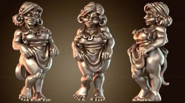 3D модель Bae Victis Halfling Maid (STL)