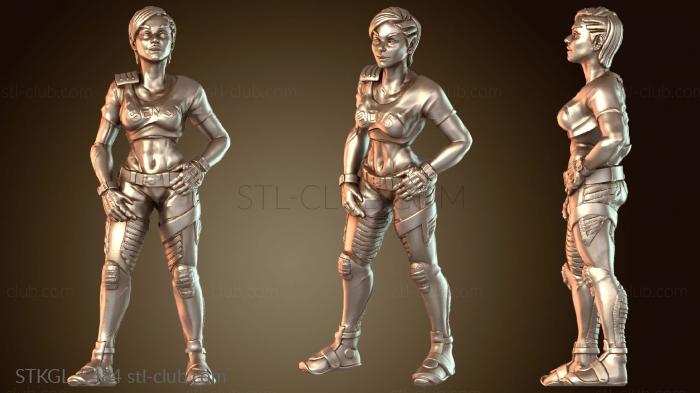 Статуэтки девушки Барбара Бенсоло «Уличный парень без оружия»