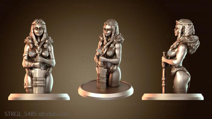 Статуэтки девушки Принцесса-варвар