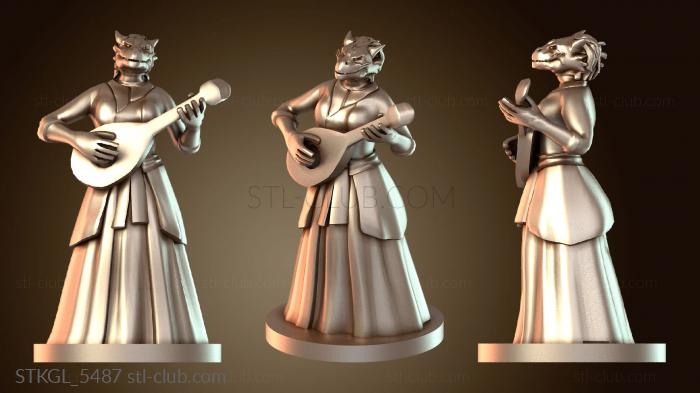 Статуэтки девушки Бард Драконорожденный