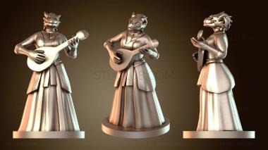 3D модель Бард Драконорожденный (STL)