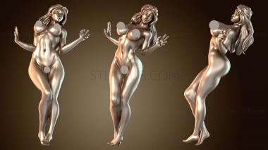 3D модель Обнаженная барменша (STL)