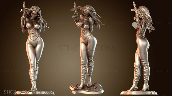 Статуэтки девушки Баронесса Джи-Ай Джо NSFW