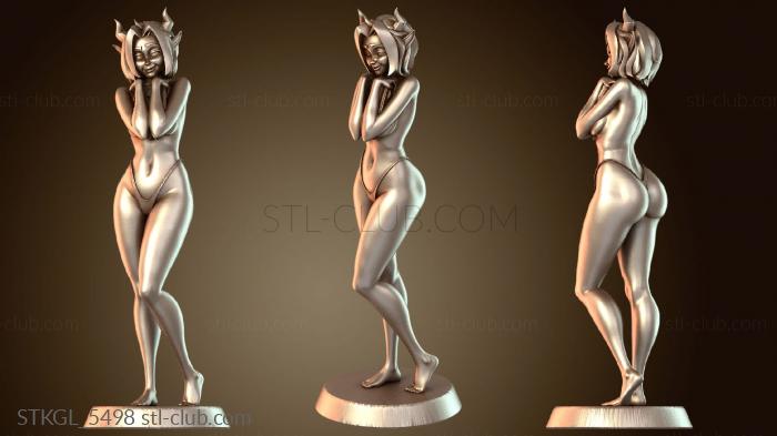 Статуэтки девушки Базовое нижнее белье