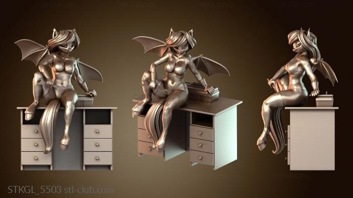 Статуэтки девушки Бэт-пони