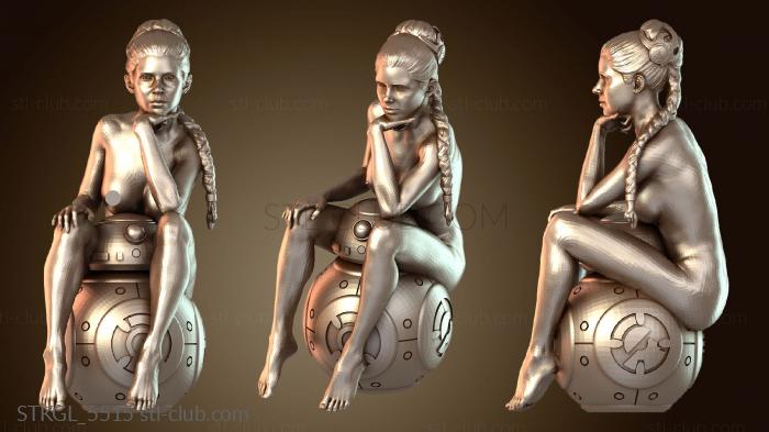 Статуэтки девушки BB Принцесса Лея