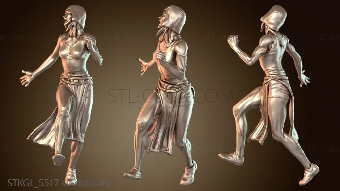 Статуэтки девушки Крестьянин-зверолюд