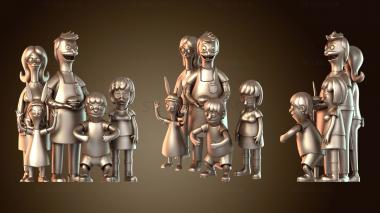 3D модель Семья Белчер (STL)