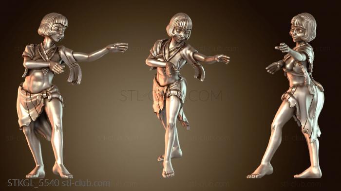 Статуэтки девушки За пределами ведьмы