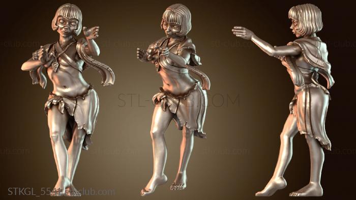 Статуэтки девушки За пределами зачарованной ведьмы