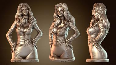 3D модель Бюст черного кота (STL)