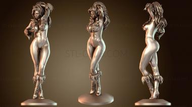 3D модель Черная Кошка Полина Шаман (STL)