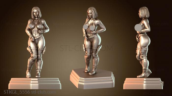 Статуэтки девушки Черная Вдова Секси