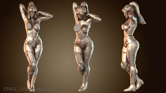 Статуэтки девушки Черная кошка NSFW