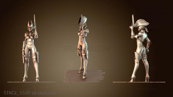 Статуэтки девушки Blade Dancer и адмирал Каталина Войдридж