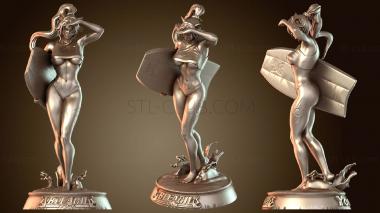 3D модель Bleach Girl с улучшенным текстом (STL)