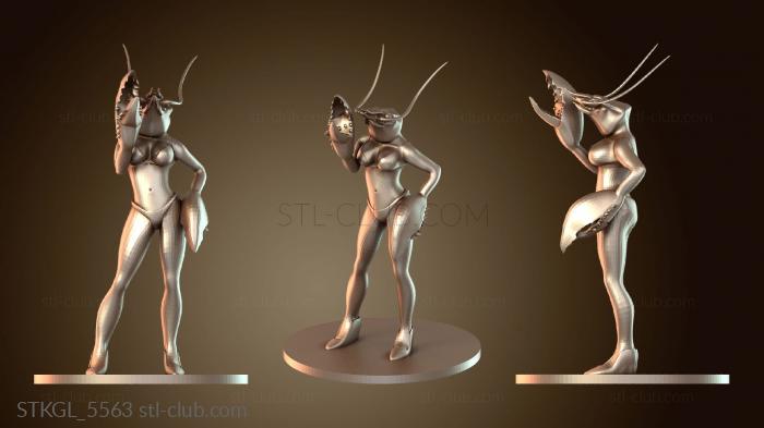 Статуэтки девушки Блибдулпулп