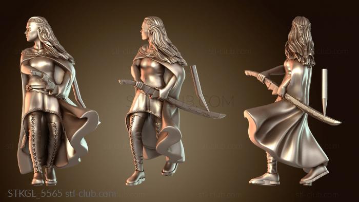 Статуэтки девушки Кровавая эльфийская дева верхом