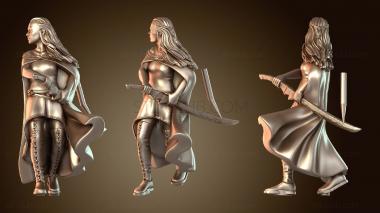 3D модель Кровавая эльфийская дева верхом (STL)