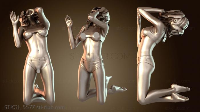 Статуэтки девушки Сиськи Художественные