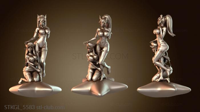 Статуэтки девушки Боузетта Мария