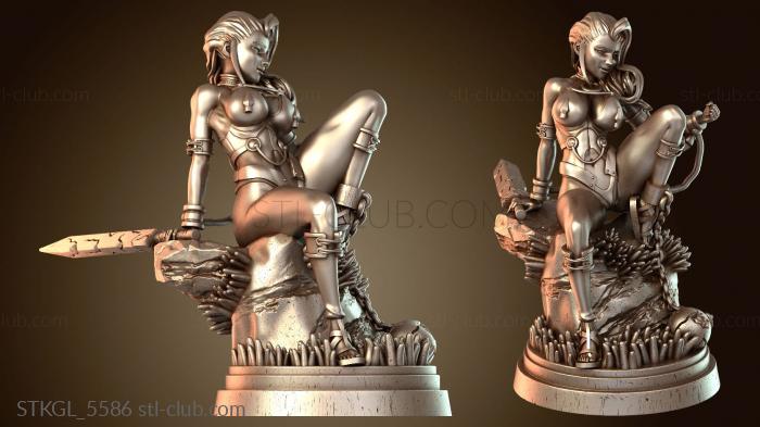 Статуэтки девушки Бранвен