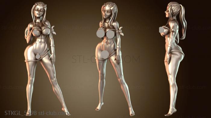 Статуэтки девушки Бригитта Overwatch NSFW