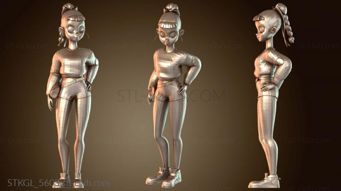 Статуэтки девушки Бульма Огненная