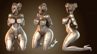 3D модель Аккуратный пучок волос (STL)