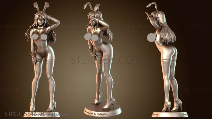 Статуэтки девушки Девушка-зайчик