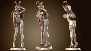 3D модель Девушка-зайчик (STL)