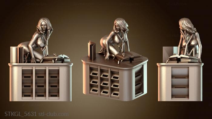 Статуэтки девушки Бюро Femme