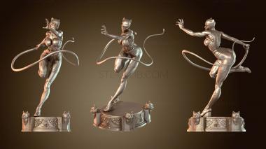 3D модель Женщина-кошка (STL)