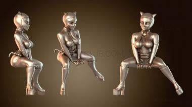 3D модель Таинственная Женщина-кошка (STL)