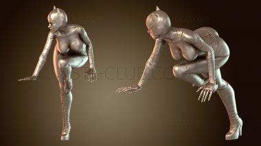 3D модель Женщина-кошка Бэтмен SFW (STL)