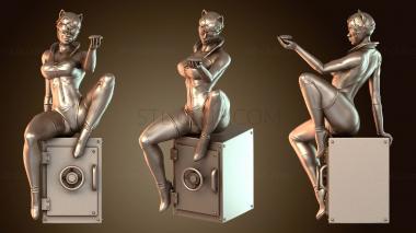 3D модель Женщина-кошка Габриэль Мейер Голова (STL)