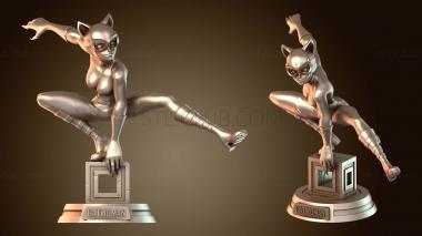 3D модель Стилизованная Женщина-кошка (STL)