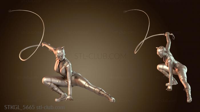 Статуэтки девушки Уникальная Женщина-кошка