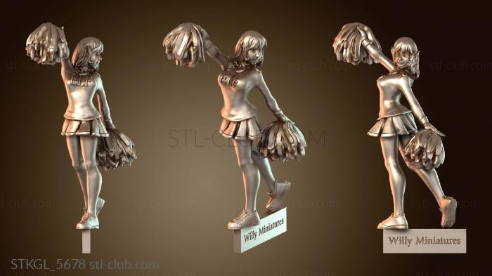 Статуэтки девушки Лидер группы поддержки