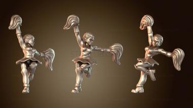 3D модель Лидер группы поддержки Радостный (STL)