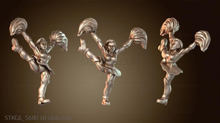 Статуэтки девушки Лидер группы поддержки Интенсивный