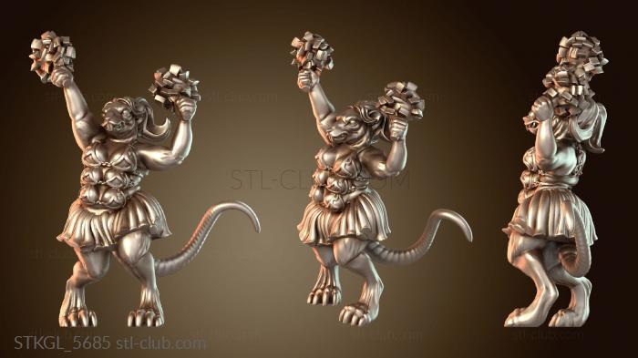 Статуэтки девушки Чирлидер