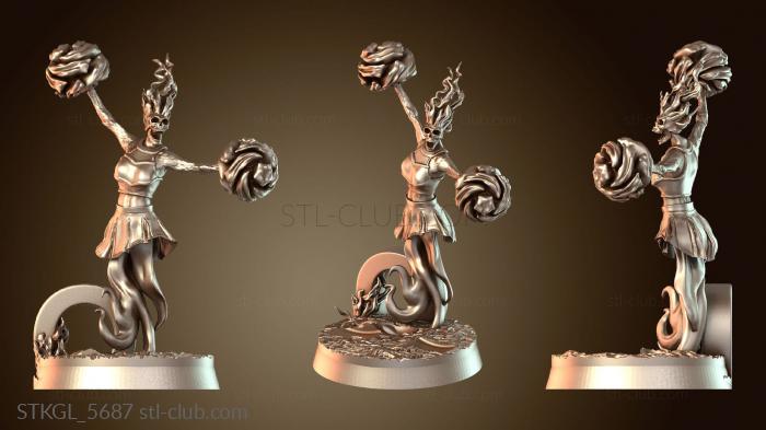 Статуэтки девушки Чирлидеры