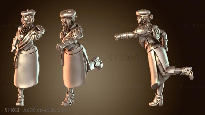 Статуэтки девушки Чика Линеа Экспрессивная